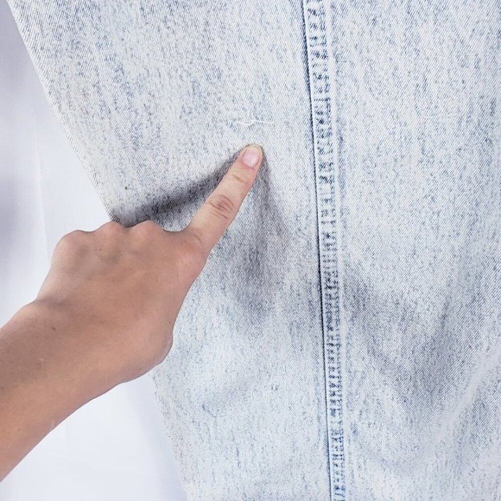 Vintage 80's/90's Lee Acid Wash High Rise Slouch Relaxed Jean Pants - Picture 8 of 11